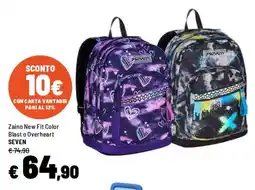 Iper La Grande Zaino New Fit Color Blast o Overheart SEVEN offerta