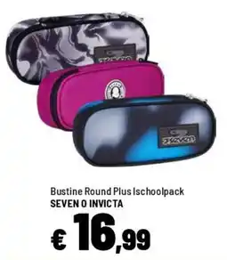 Iper La Grande Bustine Round Plus Ischoolpack SEVEN O INVICTA offerta