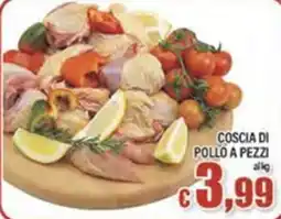 Top Supermercati Coscia di pollo a pezzi offerta
