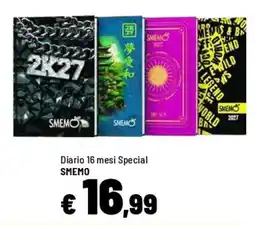 Iper La Grande Diario 16 mesi Special SMEMO offerta