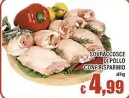 Top Supermercati Sovraccosce di pollo offerta