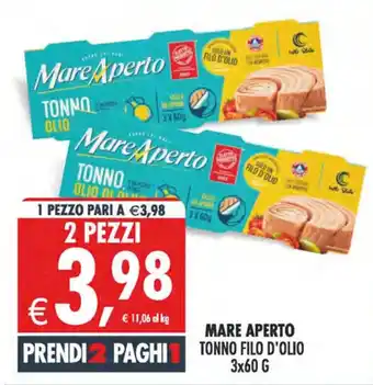 Deco Iperstore Mare Aperto Tonno Filo D'Olio offerta