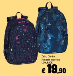 Iper La Grande Zaino Climber, fantasia assortite COOLPACK offerta