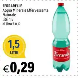 Hurrà Ferrarelle Acqua Minerale Effervescente Naturale offerta