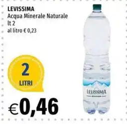 Hurrà Acqua Minerale Naturale LEVISSIMA offerta