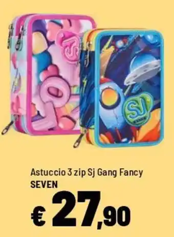 Astuccio 3 zip Sj Gang Fancy SEVEN