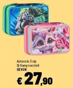 Iper La Grande Astuccio 3 zip Sj Gang cuccioli SEVEN offerta