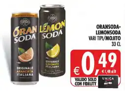 Deco Iperstore ORANSODA-LEMONSODA offerta