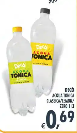 Deco Iperstore Decò Acqua Tonica offerta