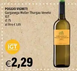 Hurrà POGGIO VIGNETI Garganega Muller Thurgau Veneto offerta