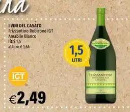 Hurrà Frizzantino Rubicone IGT Amabile Bianco offerta