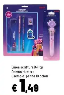 Iper La Grande Linea scrittura K-Pop Demon Hunters offerta
