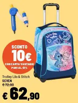 Iper La Grande Trolley Lilo & Stitch SEVEN offerta