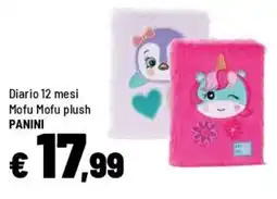 Iper La Grande Diario 12 mesi Mofu Mofu plush PANINI offerta