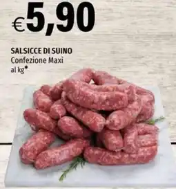 Hurrà Salsicce di suino offerta