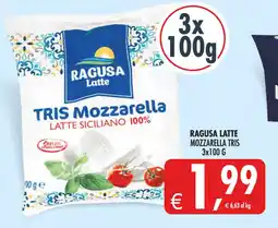 Deco Iperstore RAGUSA Latte TRIS Mozzarella offerta