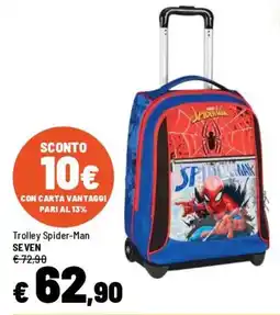 Iper La Grande Trolley Spider-Man SEVEN offerta