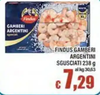 Top Supermercati Findus Gamberi Argentini offerta