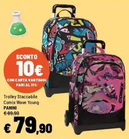 Iper La Grande Trolley Staccabile Comix Wave Young PANINI offerta