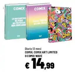 Iper La Grande Diario 13 mesi COMIX, COMIX ART LIMITED o COMIX WAVE offerta