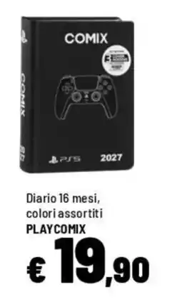Iper La Grande Diario 16 mesi, colori assortiti PLAYCOMIX offerta
