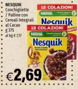 Hurrà Nesquik Conchiglette offerta