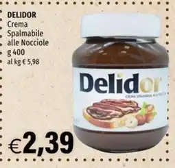 Hurrà Delidor Crema Spalmabile alle Nocciole offerta