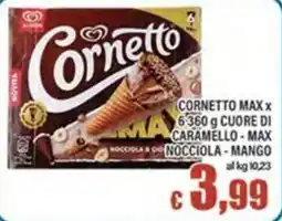 Top Supermercati Cornetto MAX offerta