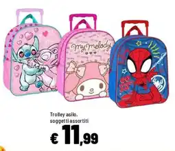 Iper La Grande Trolley asilo, soggetti assortiti offerta