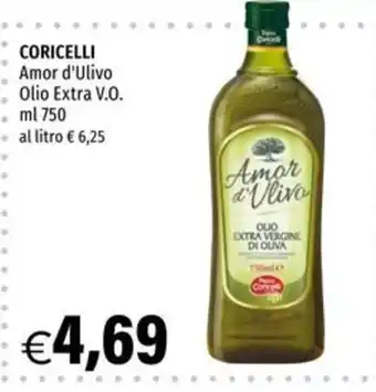 Hurrà CORICELLI Amor d'Ulivo Olio Extra V.O. offerta