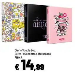Iper La Grande Diario Scuola Zoo, Sette in Condotta o Maturando PIGNA offerta