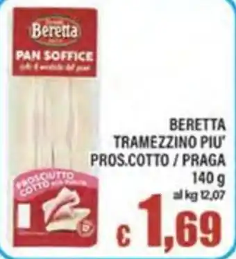 Top Supermercati Beretta Tramezzino Piu' Pros.Cotto / Praga offerta