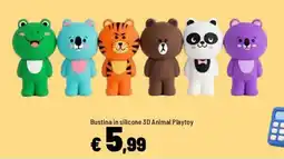 Iper La Grande Bustina in silicone 3D Animal Playtoy offerta