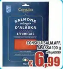 Top Supermercati Consilia Salmone salmone d'Alaska affumicato offerta