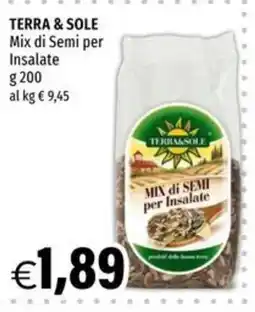 Hurrà TERRA & SOLE Mix di Semi per Insalate offerta