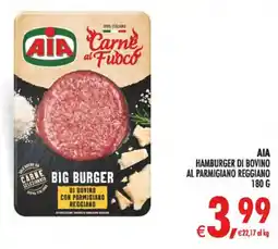Deco Iperstore AIA Hamburger di bovino al Parmigiano Reggiano offerta