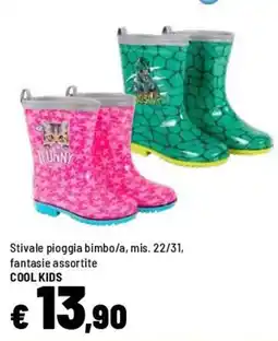 Iper La Grande Stivale pioggia bimbo/a COOL KIDS offerta