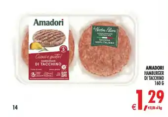 Deco Iperstore Amadori Hamburger di tacchino offerta