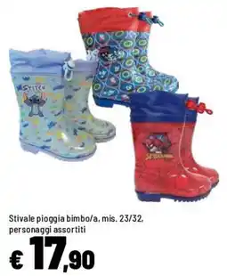 Iper La Grande Stivale pioggia bimbo/a offerta