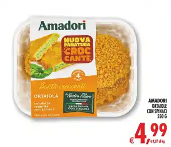 Deco Iperstore Amadori Ortaiole con spinaci offerta