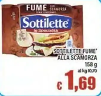 Top Supermercati Sottilette Fume' alla Scamorza offerta