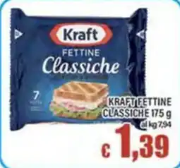 Top Supermercati Kraft Fettine Classiche offerta