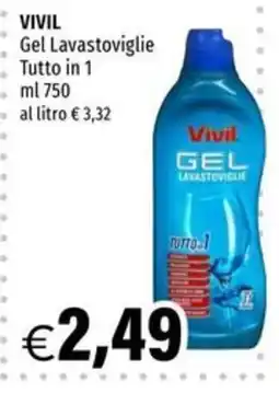 Hurrà VIVIL Gel Lavastoviglie Tutto in 1 offerta