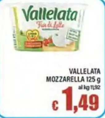 Top Supermercati Vallelata Mozzarella offerta