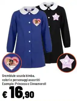 Iper La Grande Grembiule scuola bimba offerta