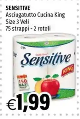 Hurrà Asciugatutto Cucina King Sensitive offerta