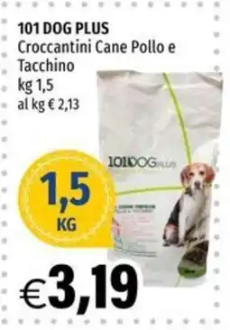 Hurrà 101 DOG PLUS Croccantini Cane Pollo e Tacchino offerta