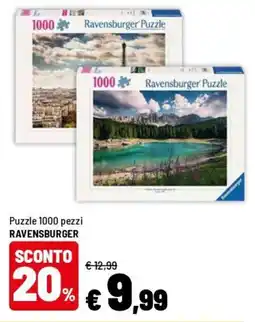 Iper La Grande Puzzle 1000 pezzi RAVENSBURGER offerta