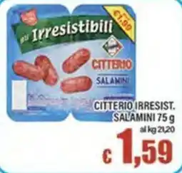 Top Supermercati Citterio Salamini offerta