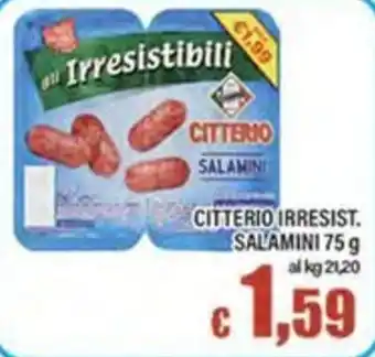 Top Supermercati Citterio Salamini offerta
